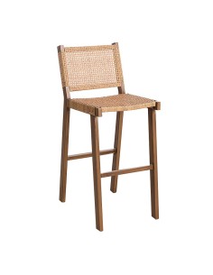 Taburete Warren de mimbre sintético