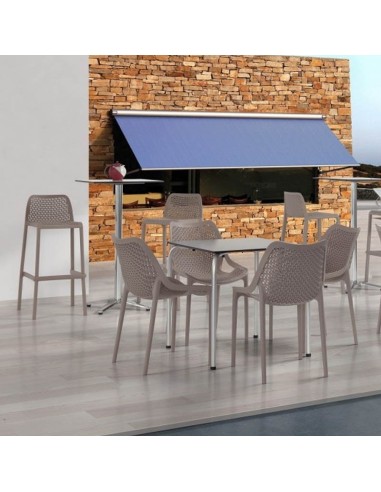 Taburete Beatriz polipropileno para terrazas