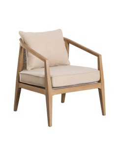 Butaca Auxibio tela beige crema