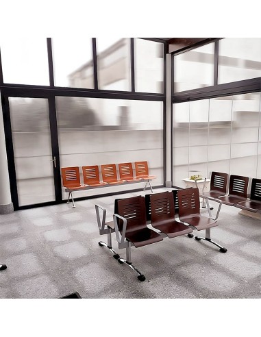 Bancada Aneto 2P para salas de espera hospitales