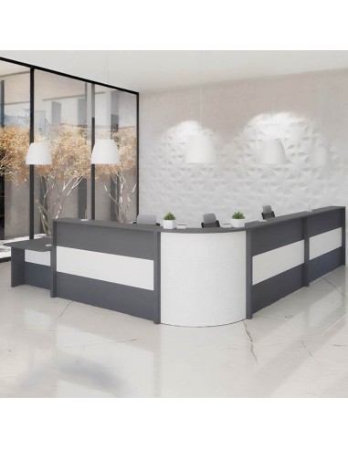 Mostrador Recepción Georgia Curvo para hoteles