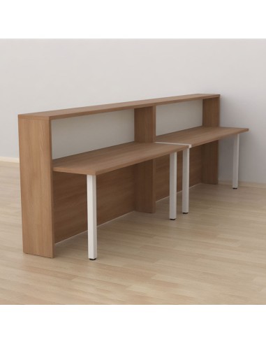 Mostrador Recepción Georgia Monocolor 1260 para pymes