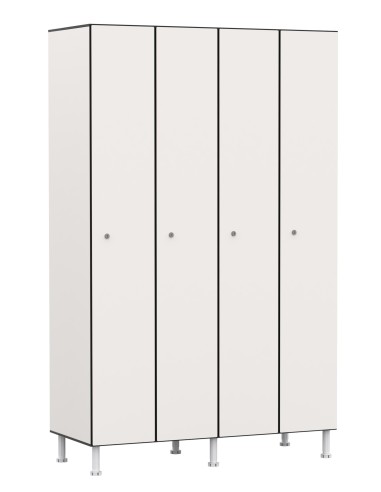 4 Taquillas 1 puerta Compacto / Compacto