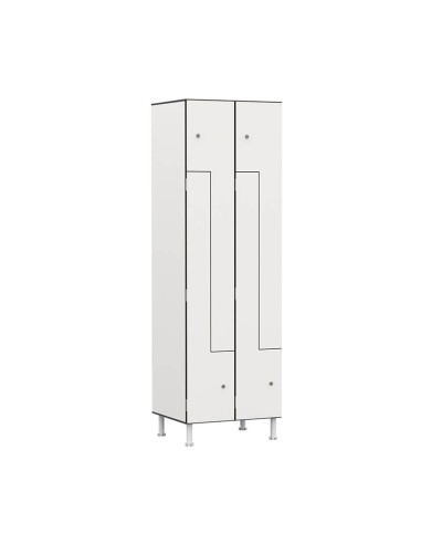 Taquilla 2 puertas en ''L'' Compacto / Compacto para hoteles