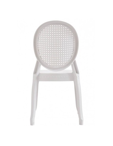 Silla Felicia en polipropileno blanco 3