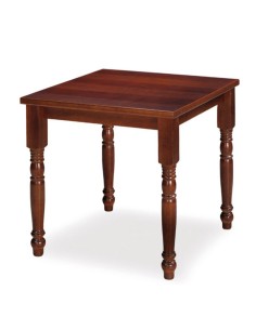 Mesa Codic | Elegancia Vintage en Madera de Haya con Acabado en Nogal