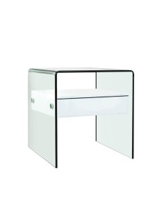 Mesa de cristal curvado Crisóstoma