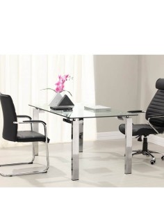 Mesa Ciriaco de cristal templado 2