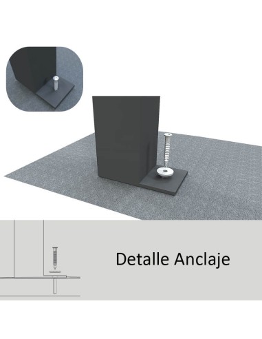 Módulo Tebas-Atenas Easy | Asientos Fijos y Mesa de Melamina 25mm