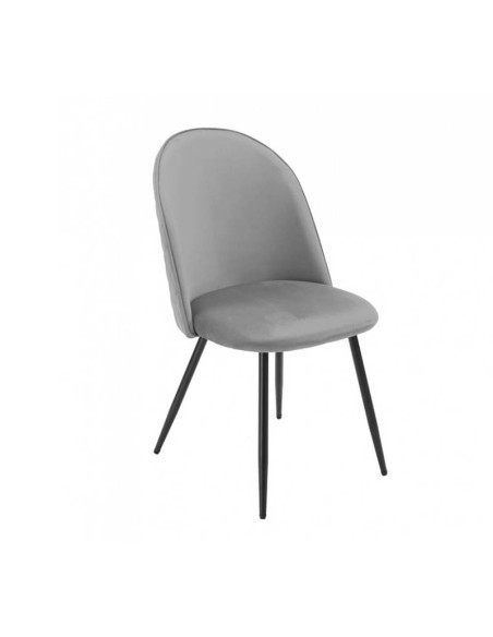 Silla Artura Tapizada Gris