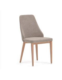 Silla Siroe chenilla beige para comedor 2