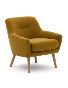 Butaca Bernarda tela beige 2