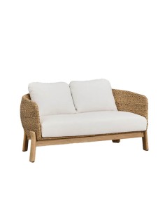 Sofá Fairlight 2 Plazas | Acacia y Ratán con Estilo