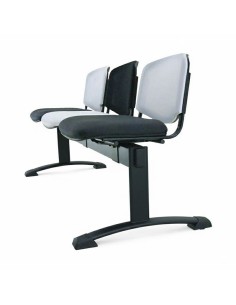 Bancada Goa 3P en polipropileno tres colores pata T negra 2