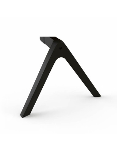 Pata V invertida acabado negro