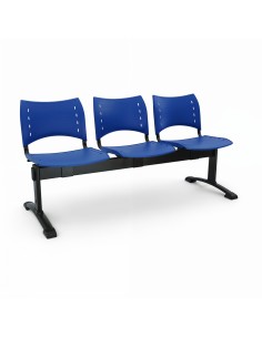 Bancada Dominó 3P pata T invertida negro