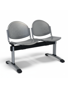 Bancada Koma 2P pata T invertida gris