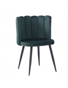 Silla Auxibia Terciopelo Amarillo Mostaza 2