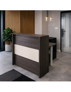 Mostrador Recepción Georgia Bicolor 1260 moderno 2