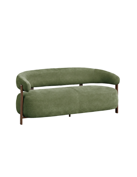 Sofá Tulga chenilla verde
