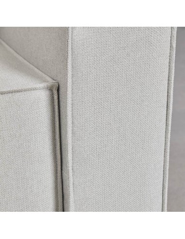 Sofá cama Wamba de 3 plazas Tela gris glacial