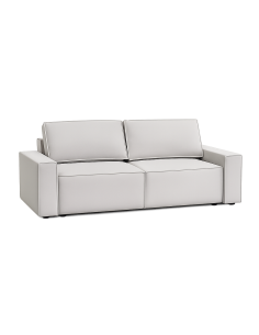 Sofá cama Wamba de 3 plazas Tela gris glacial