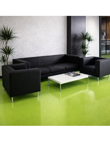 Sofá Trote 1P polipiel para hospitales modernos