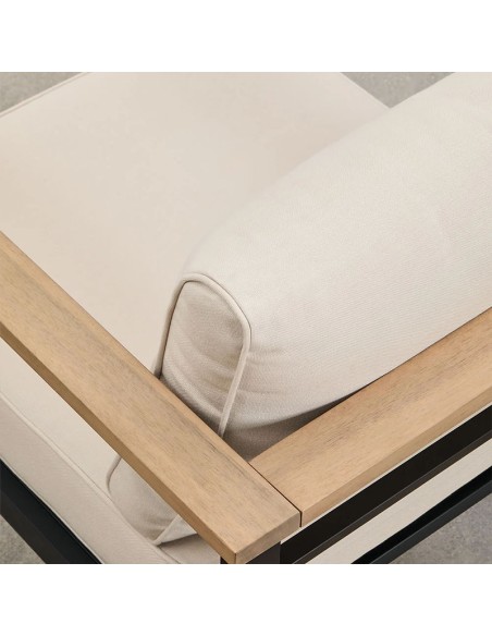 Butaca Égica pata negra detalle