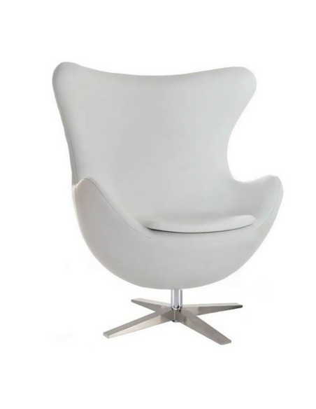 Butaca Ogy giratoria polipiel negro