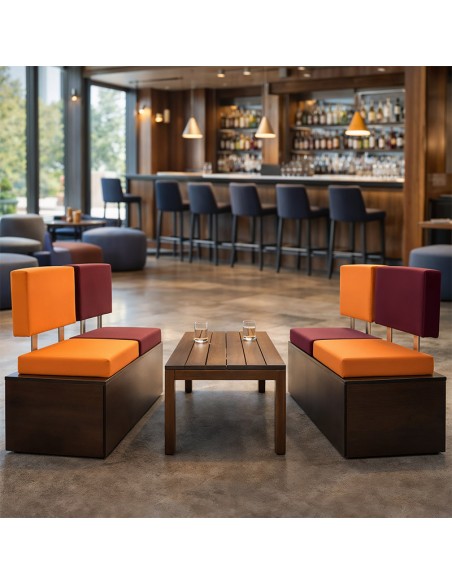 Banco Duplo | Diseño Compacto y Elegante