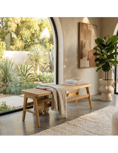 Banco Ragnahilda para decoración sencilla