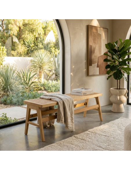 Banco Ragnahilda para decoración sencilla