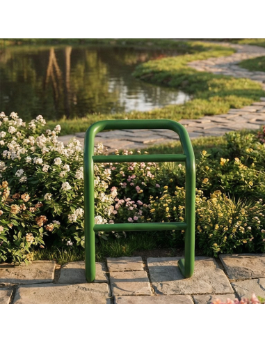 Banco de apoyo isquiático simple pintado ideal parques