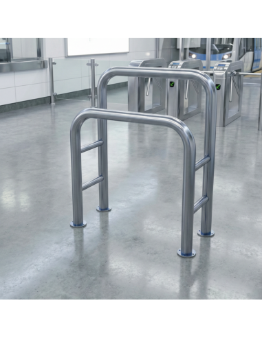 Barras de Apoyo Isquiático Dobles Acero Inox ideal zonas de paso