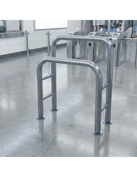 Barras de Apoyo Isquiático Dobles Acero Inox ideal zonas de paso