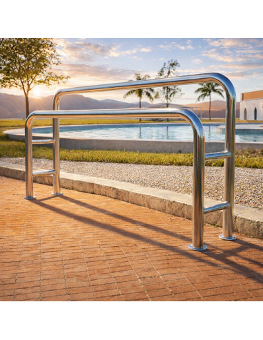 Barras de Apoyo Isquiático Dobles  ideal zonas de paseo