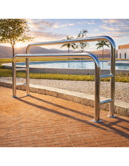 Barras de Apoyo Isquiático Dobles  ideal zonas de paseo