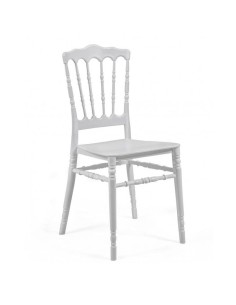 Silla Amanda apilable en polipropileno blanco