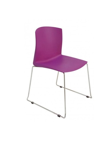 Silla Togorán P Apilable Polipropileno Purpura