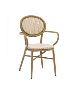 Sillón Domain Bambú Cojín negro 2