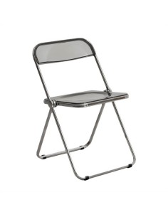 Silla Emeteria plegable gris ahumado