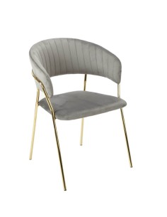 Sillón Facunda velvet gris