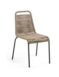 Silla Tomba cuerda marrón