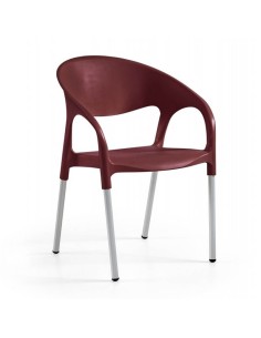 Sillón Altagracia polipropileno burdeos