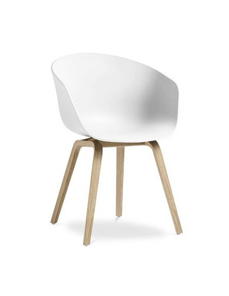 Sillón Amadora polipropileno blanco