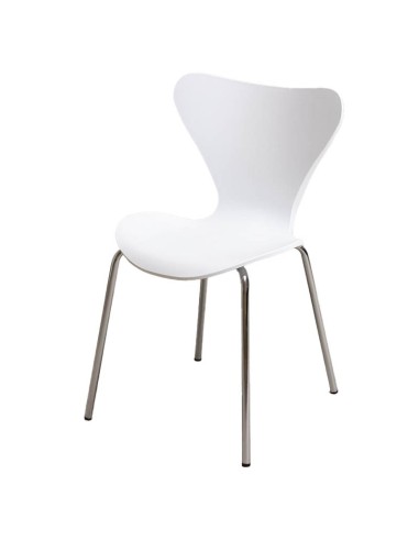 Silla Olimpia New  PC polipropileno blanca