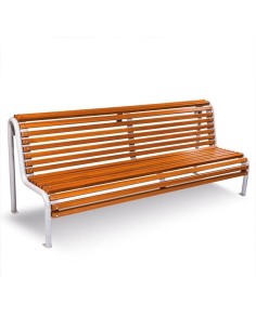Banco Baldo lamas de madera  2 M