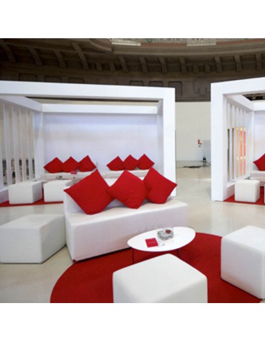 Puff Dero Cuadrado polipiel