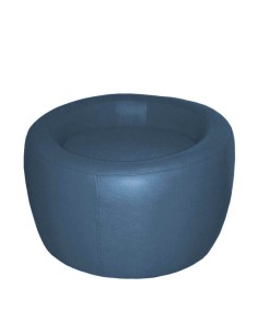 Puff Hongo polipiel azul