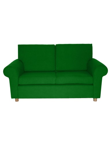 Sofá Rober polipiel verde